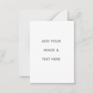 Create Your Own white Card