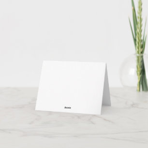 Create Your Own white Card