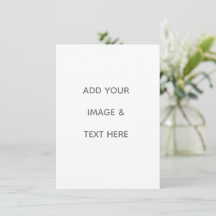 Create Your Own white Card