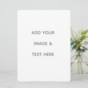 Create Your Own white Card