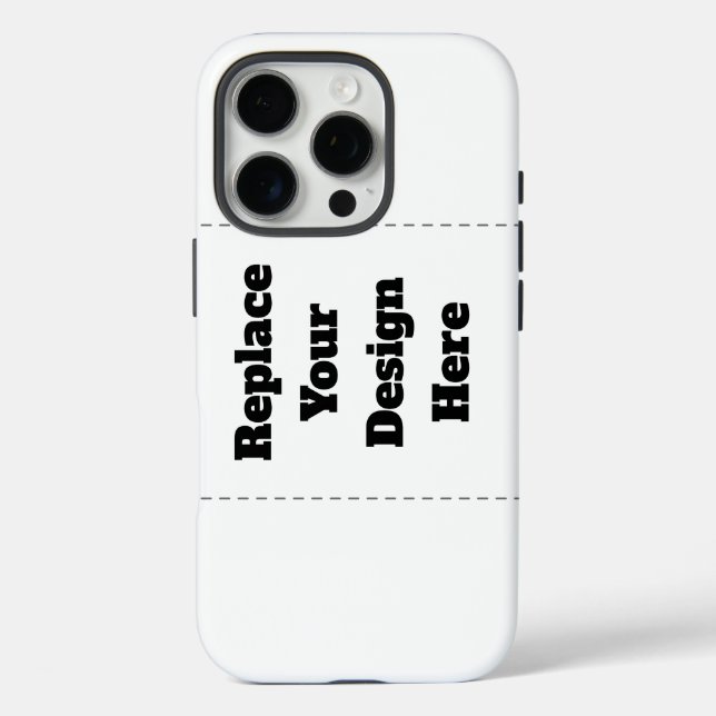 Create Your Own white  Case-Mate iPhone Case (Back)