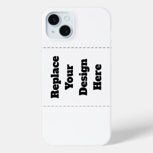 Create Your Own white iPhone 15 Mini Case