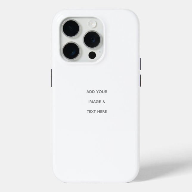 Create Your Own white  Case-Mate iPhone Case (Back)