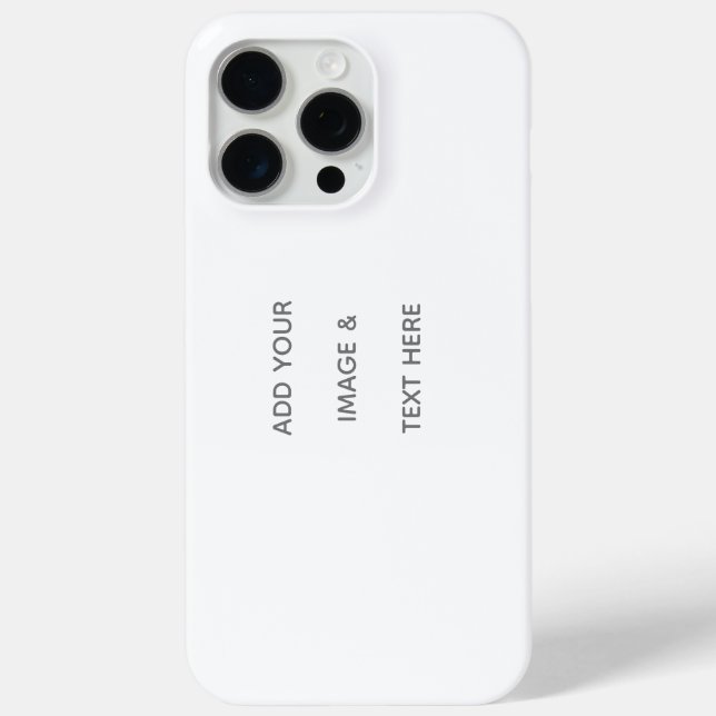 Create Your Own white  Case-Mate iPhone Case (Back)