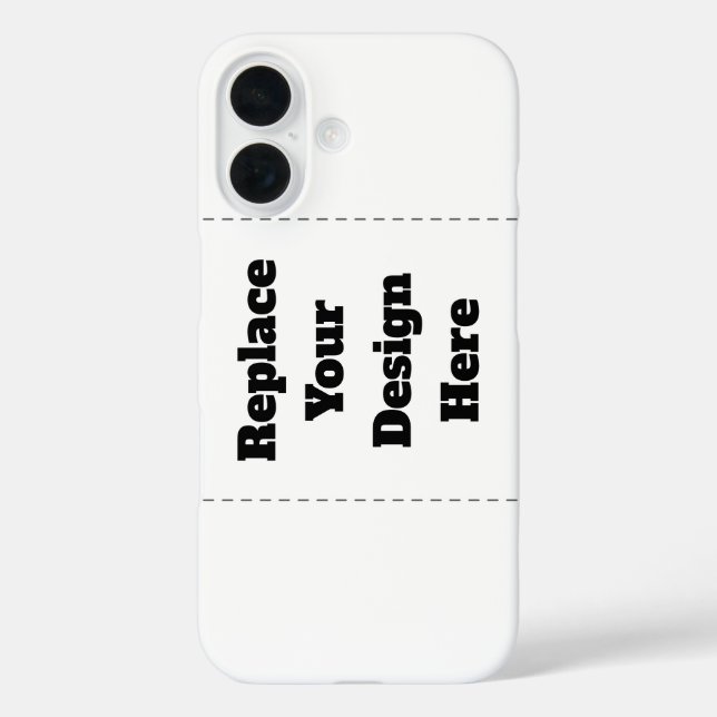 Create Your Own white  Case-Mate iPhone Case (Back)