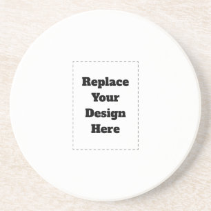Create Your Own white  Coaster