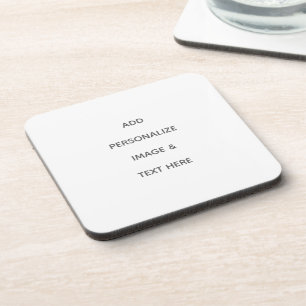 Create Your Own white  Coaster