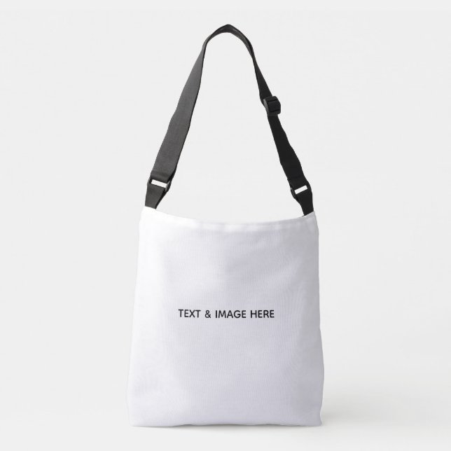 Create Your Own white Crossbody Bag (Front)