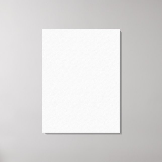 Create Your Own White Custom Canvas Print (Front)