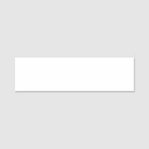 Create Your Own white custom Classic Name Tag