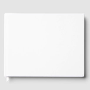 Create Your Own White Custom Guest Book