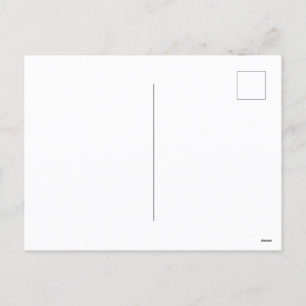 Create Your Own White Custom Holiday Postcard