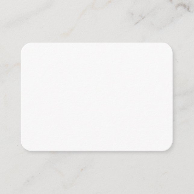 Create Your Own White Custom personalized Business Card (Front)