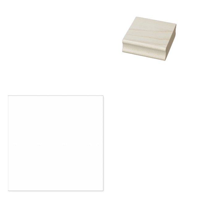 Create Your Own White Custom Rubber Stamp (Stamped)