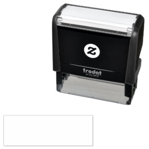 Create Your Own White Custom Self-inking Stamp