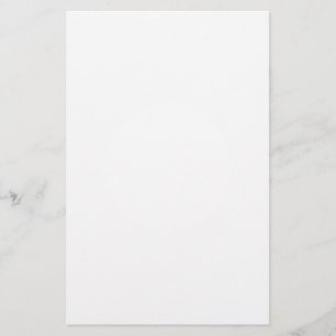 Create Your Own White Custom Stationery