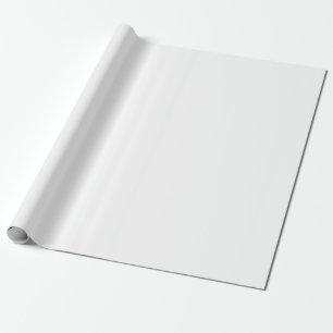 Create Your Own White Custom Wrapping Paper
