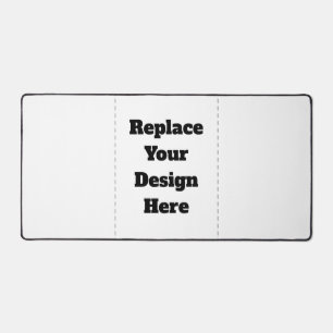 Create Your Own white Desk Mat