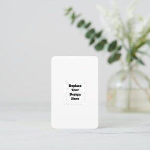 Create Your Own white Discount Card