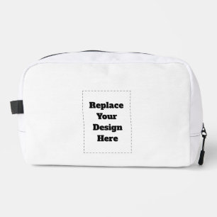 Create Your Own white Dopp Kit