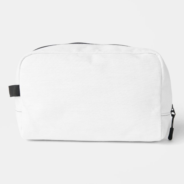 Create Your Own white  Dopp Kit (Front)