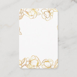 Create Your Own White Elegant Business Card