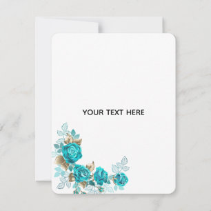 Create Your Own White Elegant Card