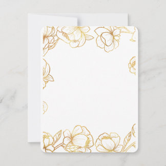 Create Your Own White Elegant Card