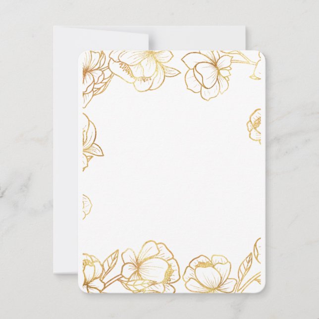 Create Your Own White Elegant Card (Front)