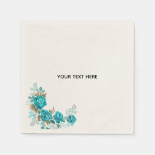 Create Your Own White Elegant Napkin