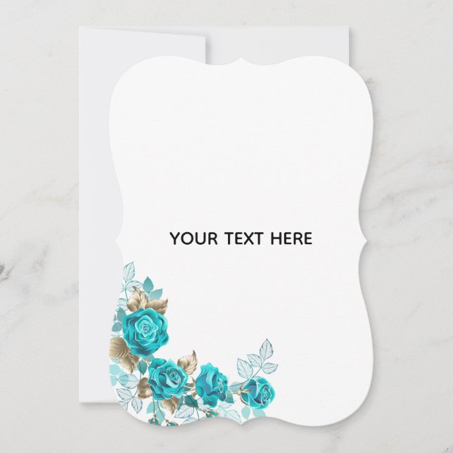 Create Your Own White Elegant Save The Date (Front)