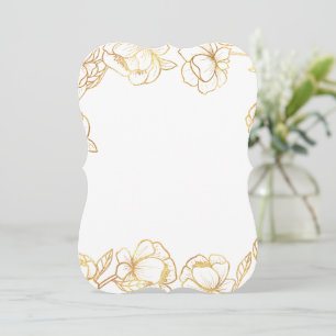 Create Your Own White Elegant Save The Date