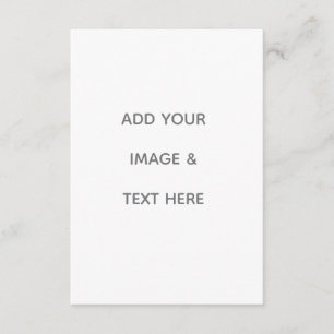 Create Your Own white  Enclosure Card