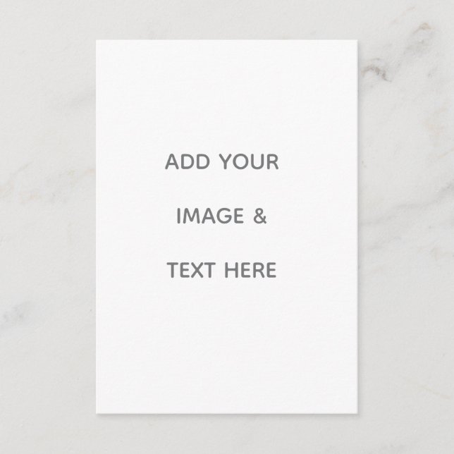Create Your Own white  Enclosure Card (Front)