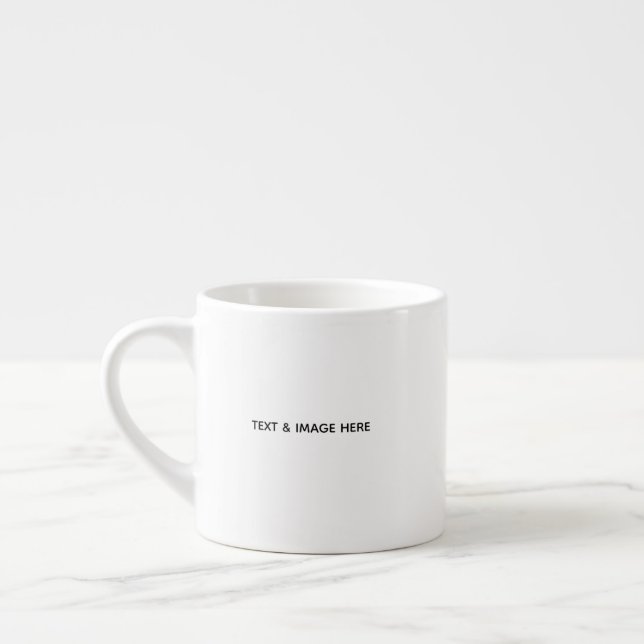 Create Your Own white Espresso Cup (Left)