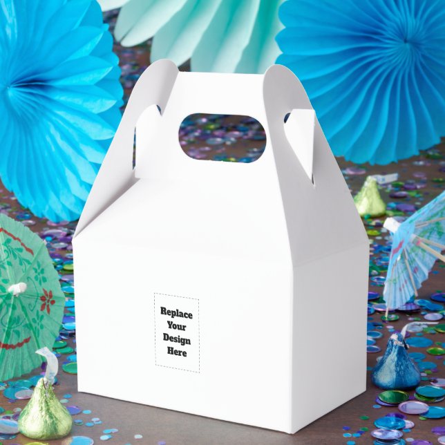 Create Your Own white  Favour Box (Party)