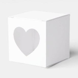 Create Your Own white Favour Box