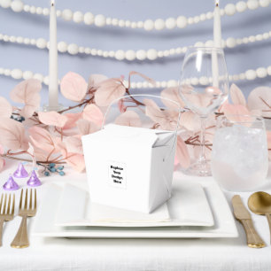 Create Your Own white Favour Box