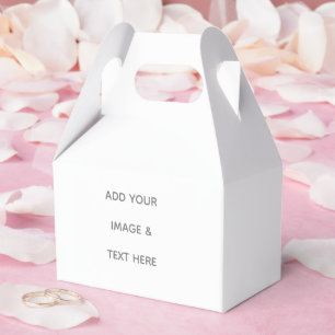 Create Your Own white Favour Box