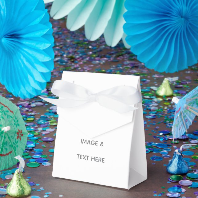Create Your Own white  Favour Box (Party)