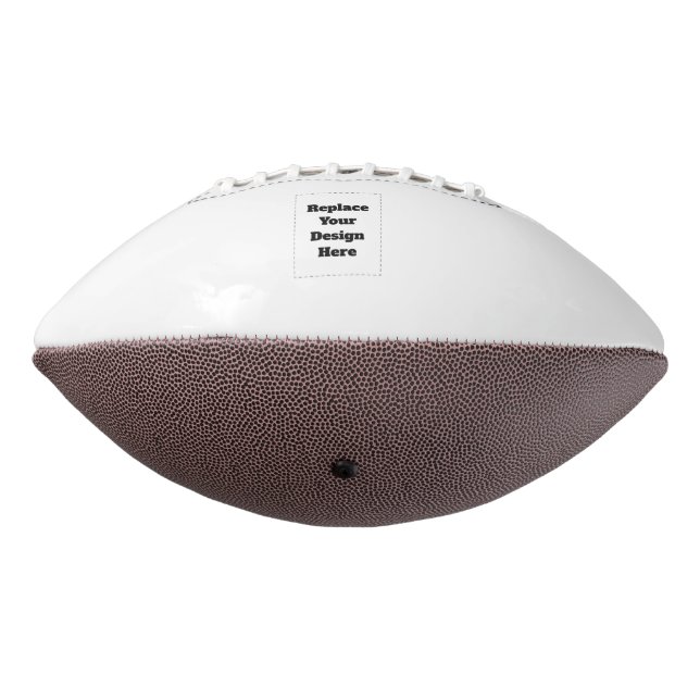 Create Your Own white  Football (Rotated 270)