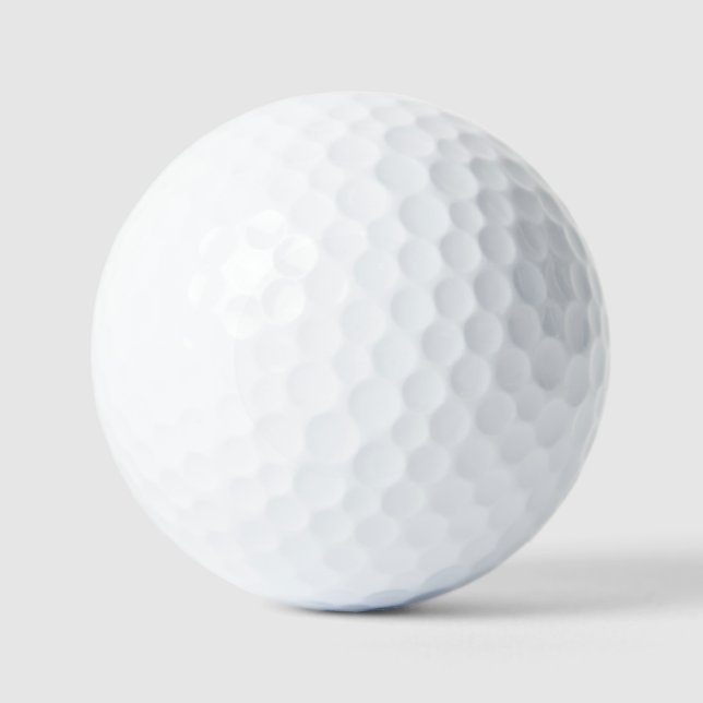 Create Your Own white  Golf Balls (Front)