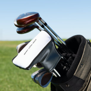 Create Your Own White Golf Head Cover