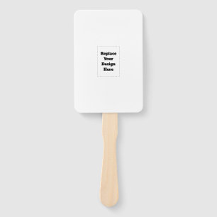 Create Your Own white Hand Fan
