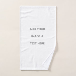 Create Your Own white  Hand Towel