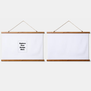 Create Your Own white  Hanging Tapestry