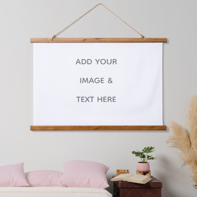 Create Your Own white  Hanging Tapestry (Bedroom)