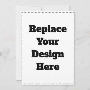 Create Your Own white  Holiday Card