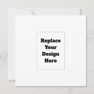 Create Your Own white  Holiday Card