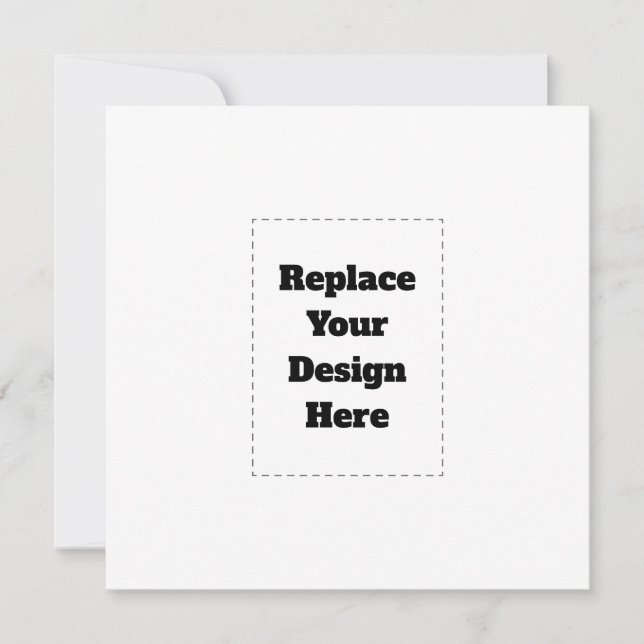 Create Your Own white  Holiday Card (Front)
